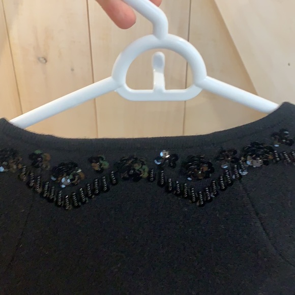 Anthropologie Wool Sequin Jacket - Picture 4 of 5